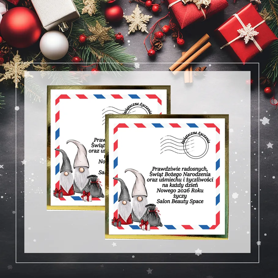 Magnesy na święta dla klientek - drobne upominki świąteczne z logo